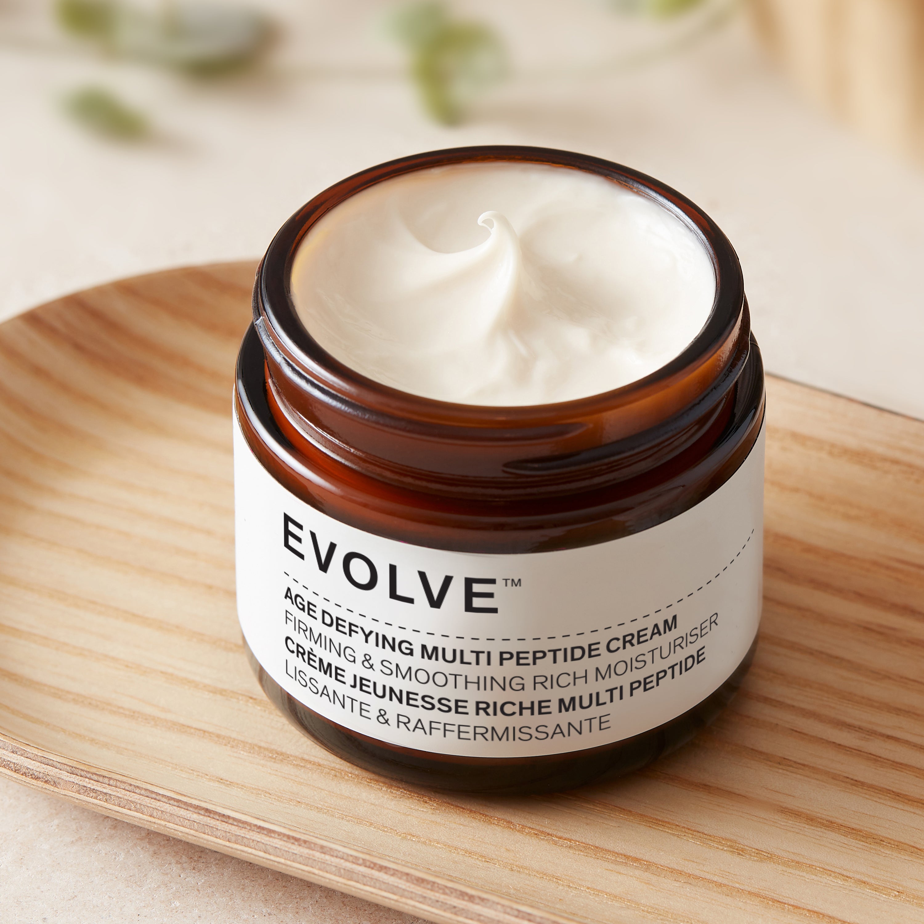 Evolve Organic Beauty Moisturiser Age Defying Multi Peptide Cream - USA