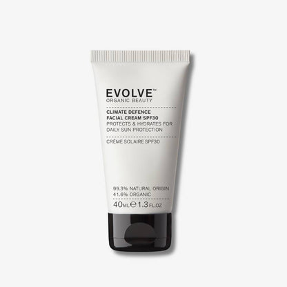 Evolve Organic Beauty Moisturiser Climate Defence Facial Cream SPF 30