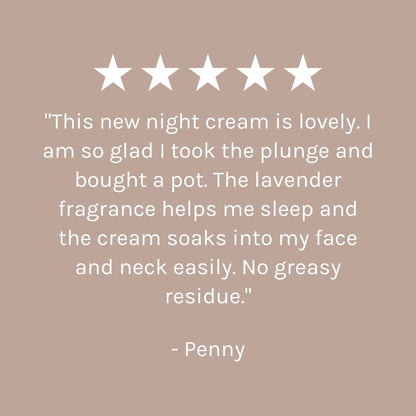 Evolve Organic Beauty Moisturiser Nightly Renew Facial Cream