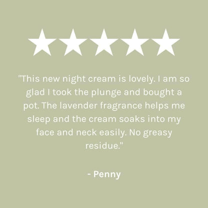 Evolve Organic Beauty Moisturiser Nightly Renew Facial Cream - Travel Size