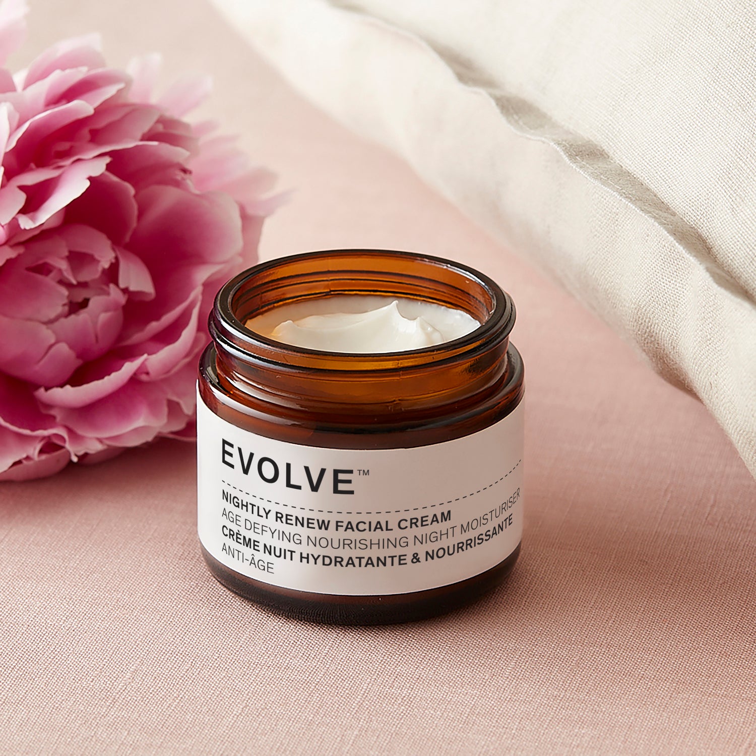 Evolve Organic Beauty Moisturiser Nightly Renew Facial Cream - USA