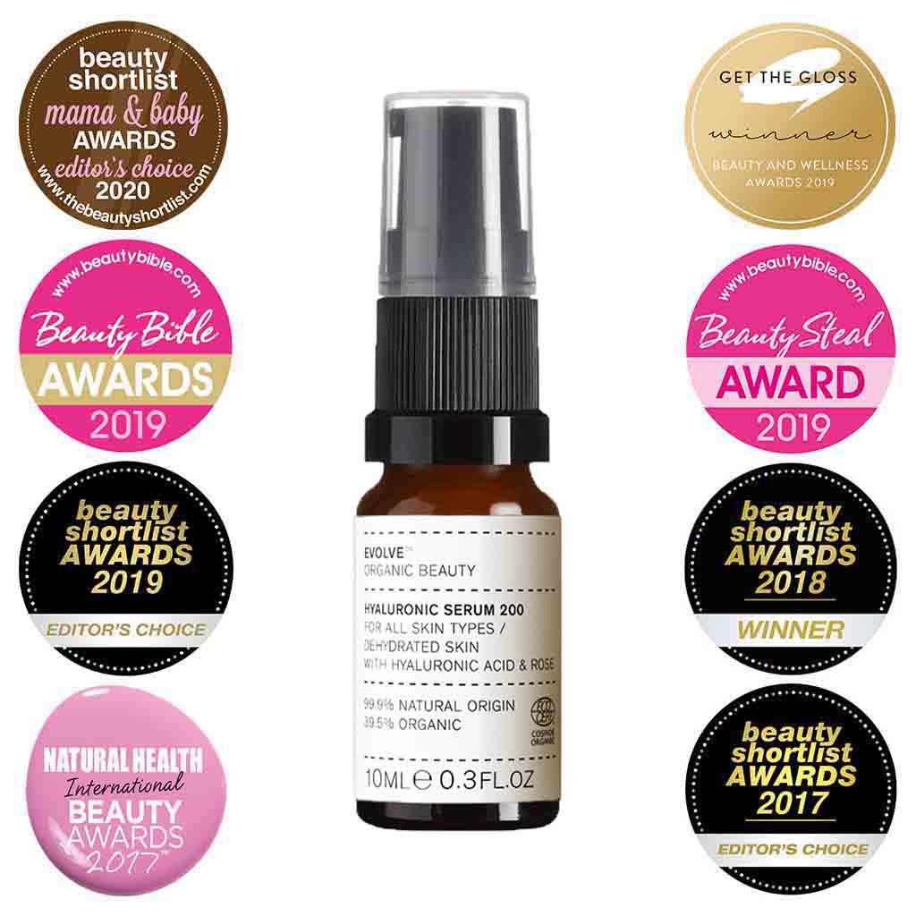 Evolve Organic Beauty Outlet Hyaluronic Serum 200 - Travel Size - Outlet