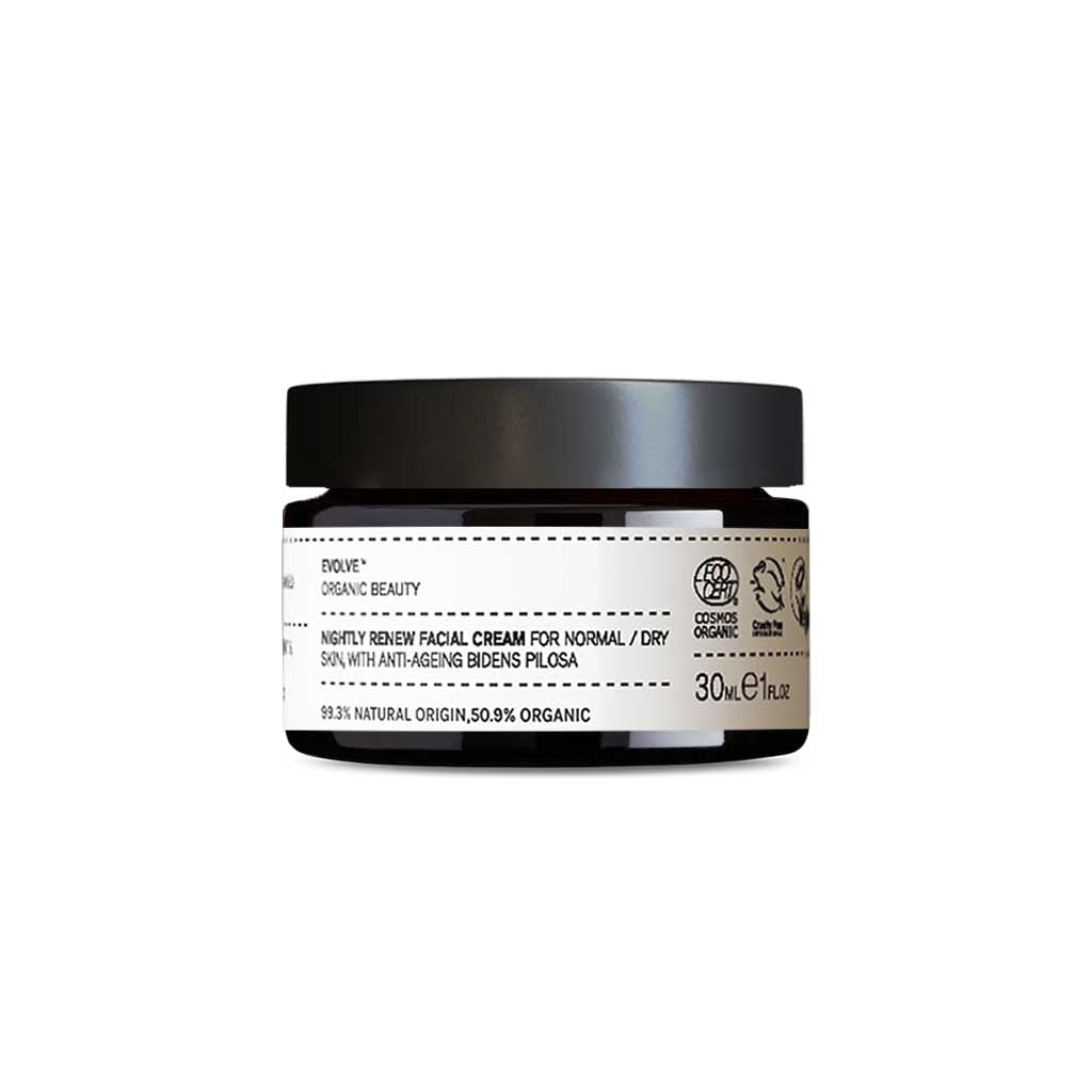 Evolve Organic Beauty Outlet Nightly Renew Facial Cream - Travel Size - Outlet