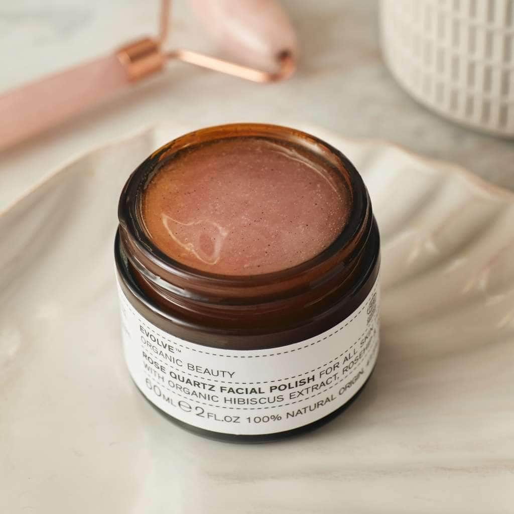 Evolve Organic Beauty Outlet Rose Quartz Facial Polish - Travel Size - Outlet