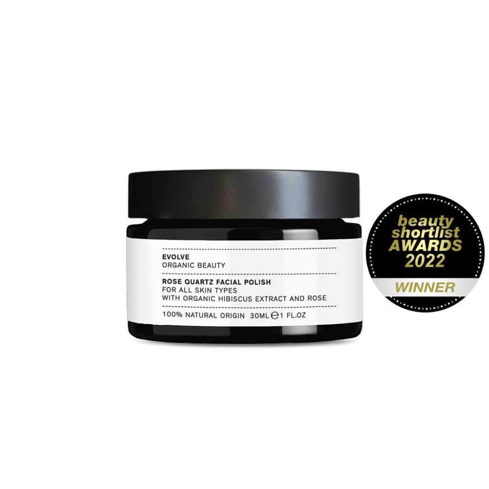 Evolve Organic Beauty Outlet Rose Quartz Facial Polish - Travel Size - Outlet