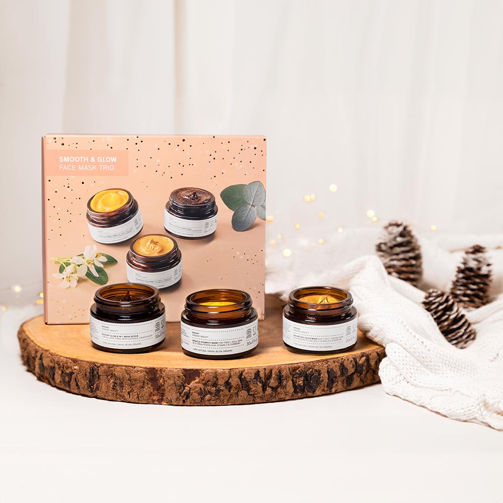 Evolve Organic Beauty Outlet Smooth &amp; Glow Face Mask Trio