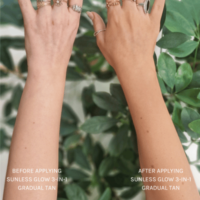 Evolve Organic Beauty Tanning Lotion Sunless Glow 3-in-1 Gradual Tan