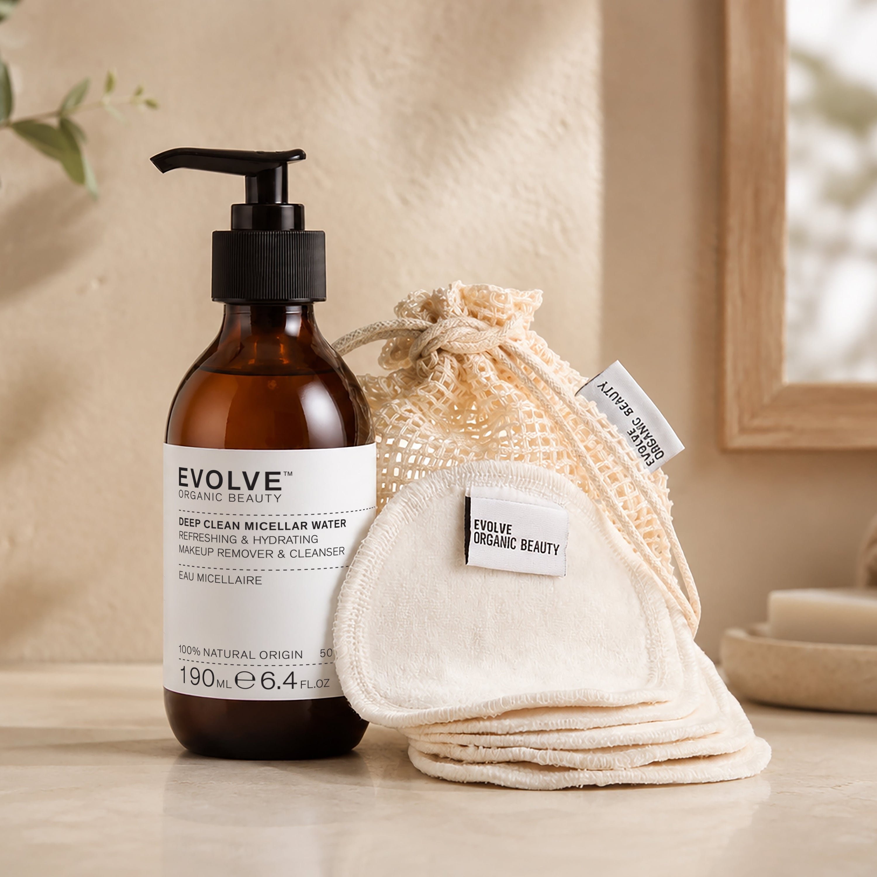 Evolve Organic Beauty The Makeup Wipe Alternative Duo