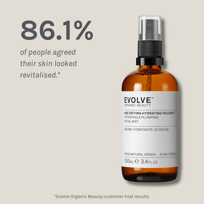 Evolve Organic Beauty Toner Age Defying Hydrating Face Mist