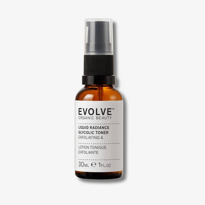 Evolve Organic Beauty Toner Liquid Radiance Glycolic Toner - Travel Size