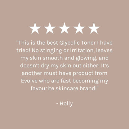 Evolve Organic Beauty Toner Liquid Radiance Glycolic Toner - Travel Size