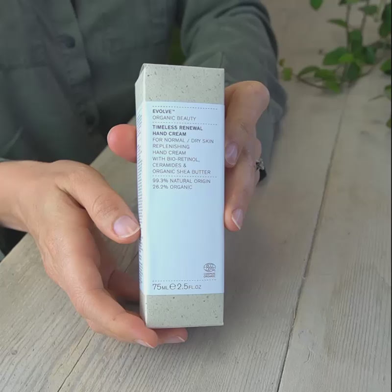 Video showing how to use the Timeless Renewal Hand Cream