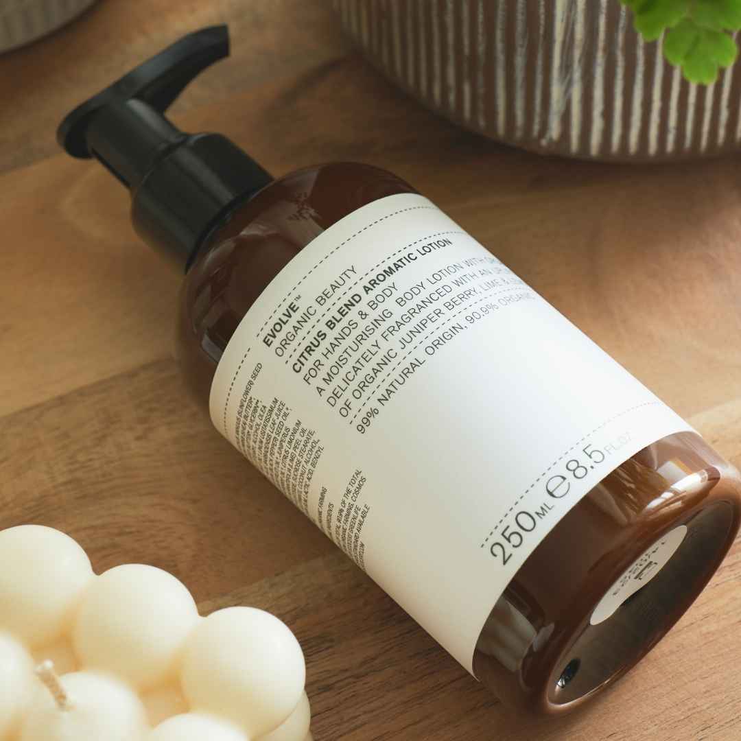Evolve Organic Beauty Body Moisturiser Citrus Blend Aromatic Hand &amp; Body Lotion - Family Size