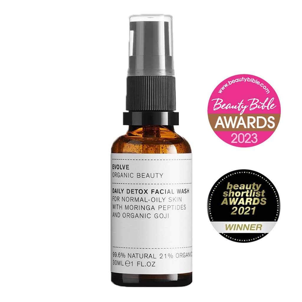 Evolve Organic Beauty Cleanser Daily Detox Facial Wash - Travel Size - Outlet