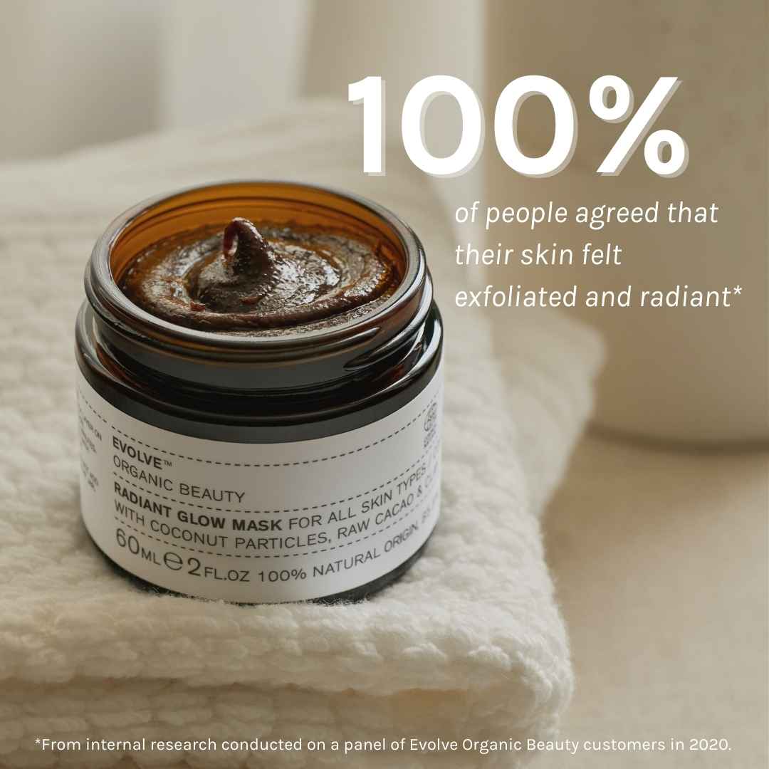 Evolve Organic Beauty Outlet Radiant Glow 2-in-1 Face Mask Scrub - Outlet