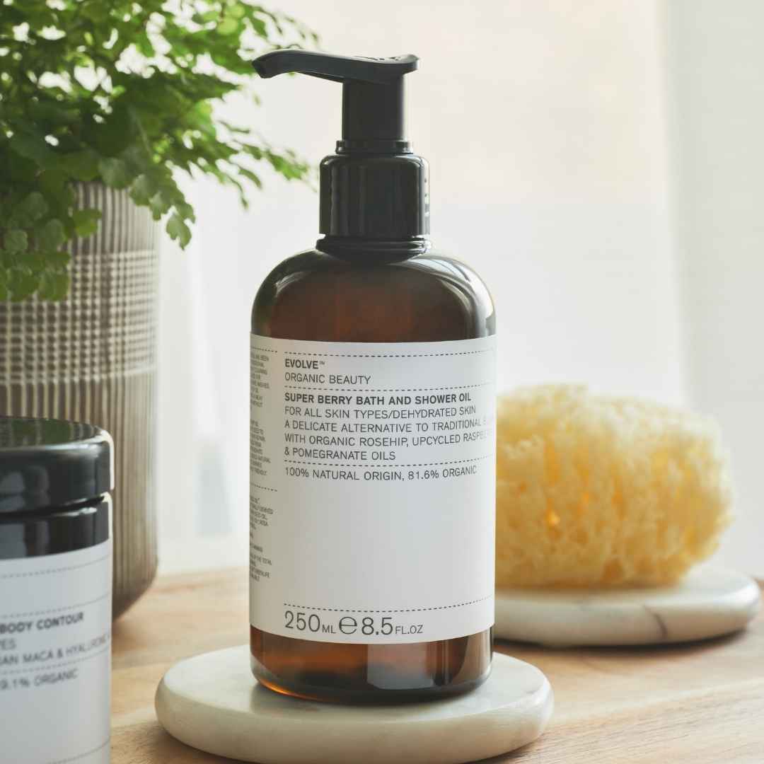 Evolve Organic Beauty Outlet Super Berry Bath &amp; Shower Oil - Outlet