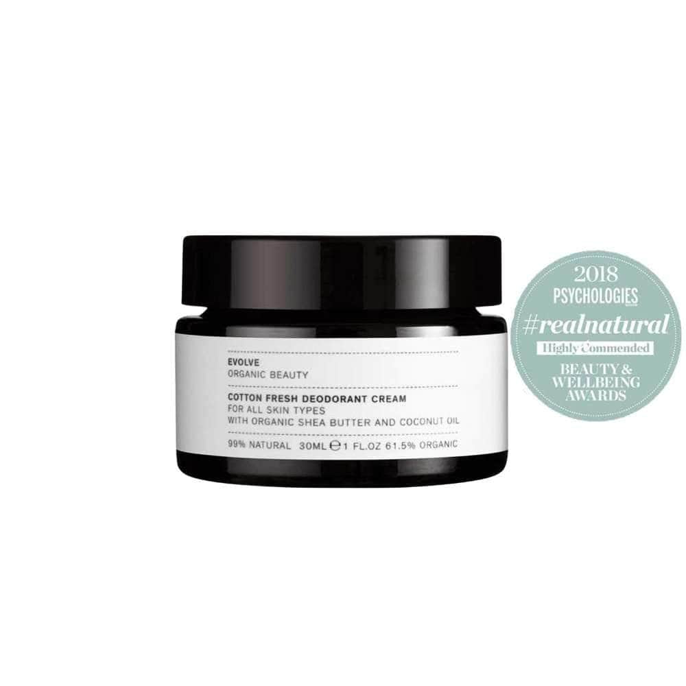 Evolve Outlet Cotton Fresh Natural Deodorant Cream - Outlet