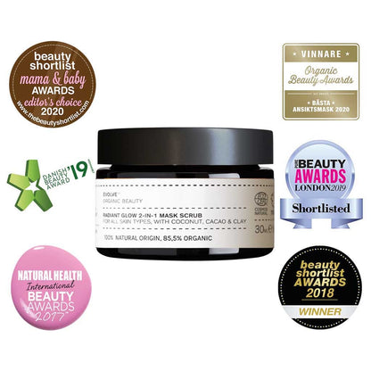 Evolve Outlet Radiant Glow Organic Mask - Travel Size - Outlet